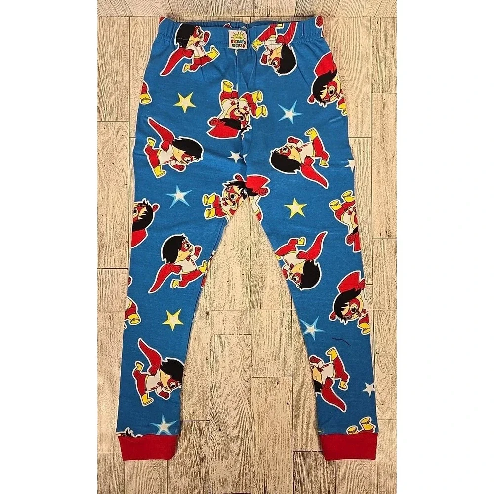 Ryans World Pajamas Boys 4 Red Titan Snug Fitting 2pc Set Pjs NEW